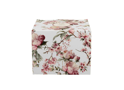 10er SET DUO FLORAL Fassbecher 430 ml NOEMI WHITE New Bone China Porzellan – Bild 4