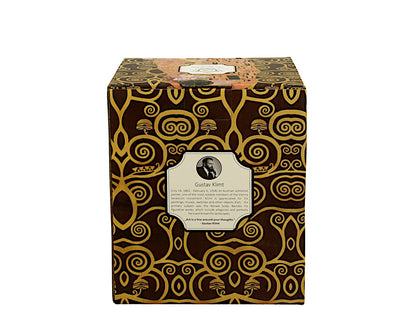 DUO ART GALLERY Klassischer Becher 630 ml THE KISS BROWN New Bone China Porzellan – Bild 3