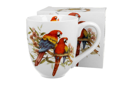 DUO ANIMALS XXL Becher 1000 ml SCARLET MACAW New Bone China Porzellan