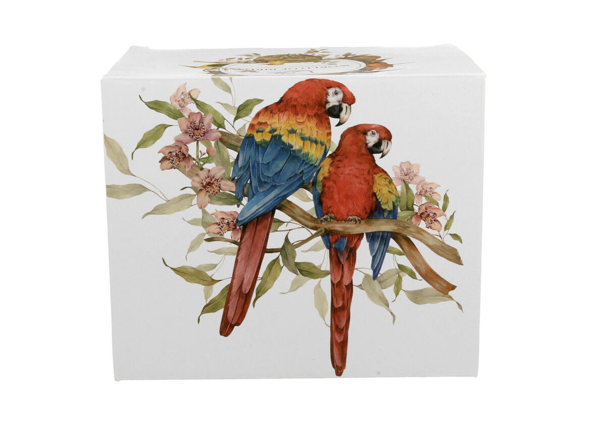 DUO ANIMALS XXL Becher 1000 ml SCARLET MACAW New Bone China Porzellan – Bild 3