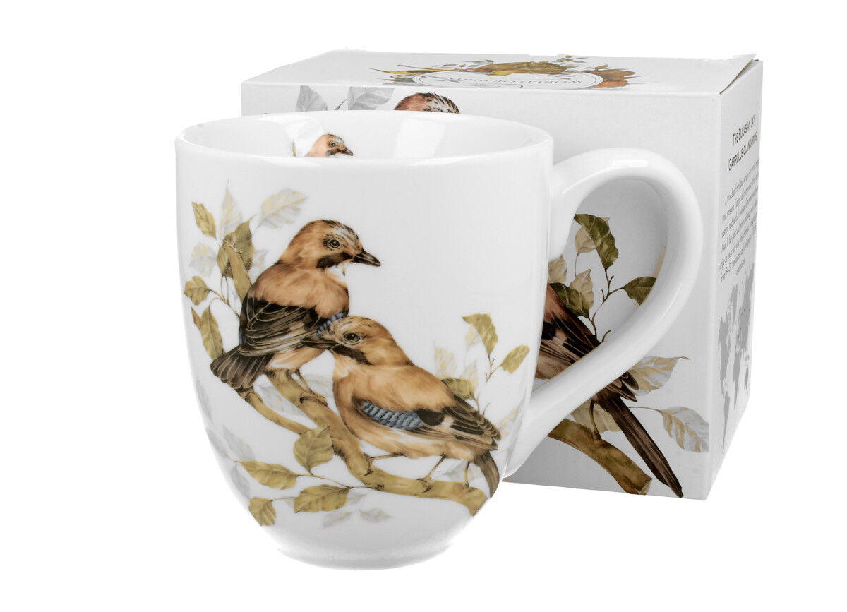 DUO ANIMALS XXL Becher 1000 ml THE EURASIAN JAY New Bone China Porzellan