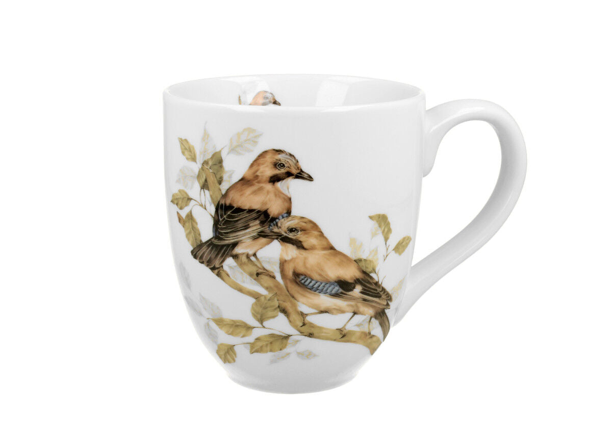 DUO ANIMALS XXL Becher 1000 ml THE EURASIAN JAY New Bone China Porzellan – Bild 2