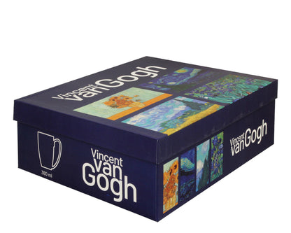 DUO ART GALLERY 4er-Set klassische Becher 360 ml inspired by VAN GOGH aus New Bone China Porzellan – Bild 5