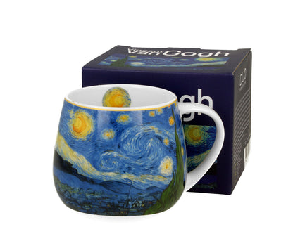 10er SET DUO ART GALLERY Fassbecher 430 ml STARRY NIGHT inspired by Van Gogh New Bone China Porzellan – Bild 3