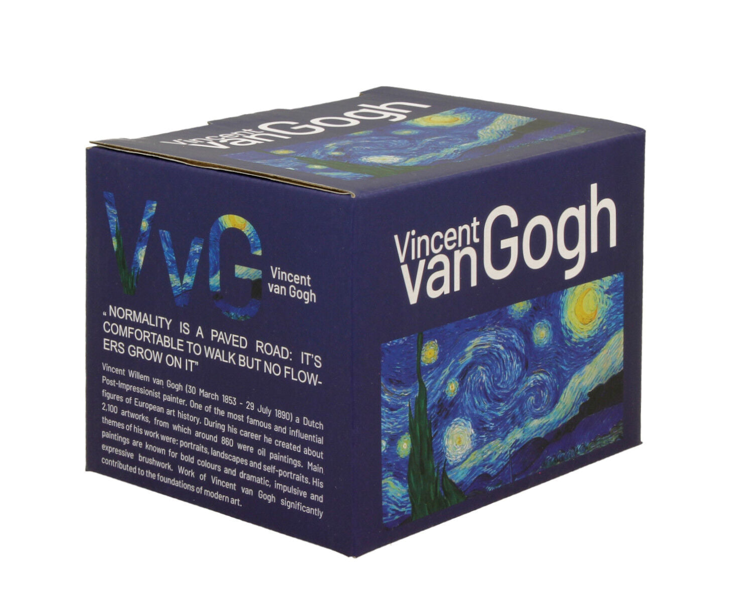 10er SET DUO ART GALLERY Fassbecher 430 ml STARRY NIGHT inspired by Van Gogh New Bone China Porzellan – Bild 4