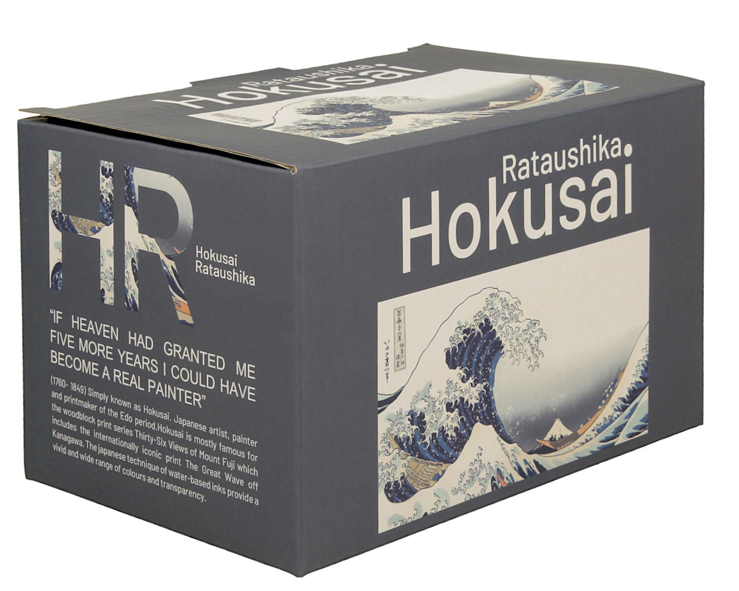 DUO ART GALLERY 2er-Set klassische Becher 360 ml THE GREAT WAVE inspired by HOKUSAI, New Bone China Porzellan – Bild 4