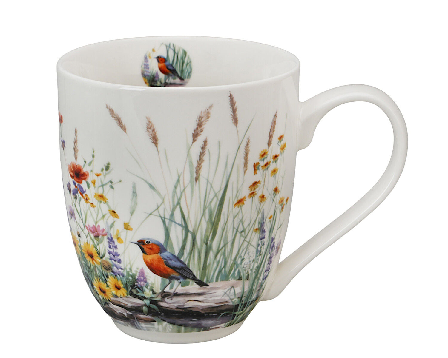 DUO Flowers Classic XXL Becher 1000 ml JULY, New Bone China Porzellan