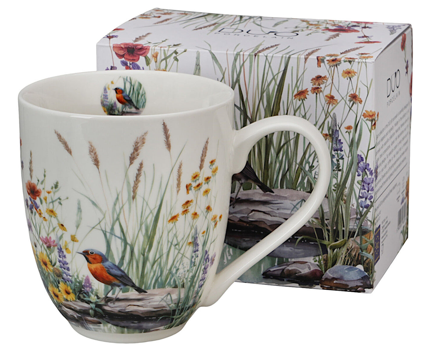 DUO Flowers Classic XXL Becher 1000 ml JULY, New Bone China Porzellan – Bild 2