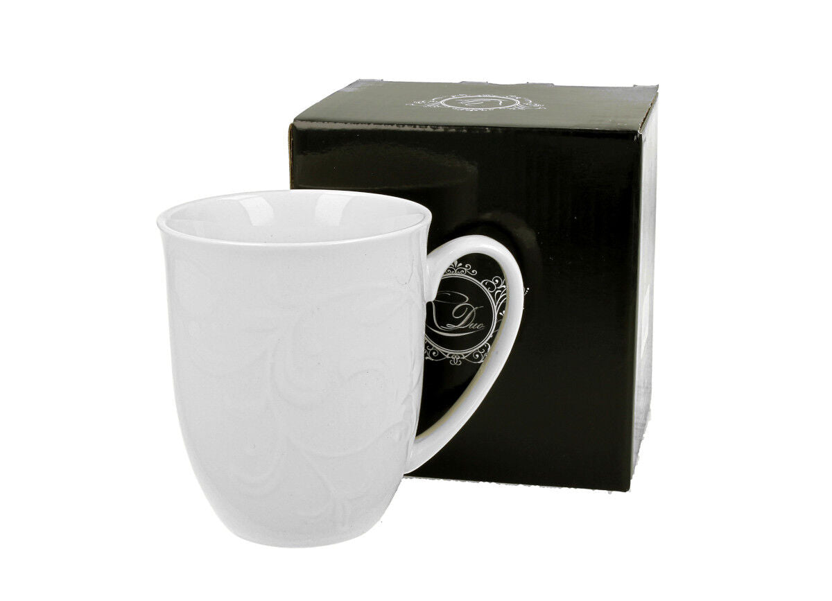 10er SET DUO WHITE Becher 300 ml HEMINGWAY New Bone China Porzellan – Bild 2