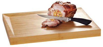 KESPER 59701-13 Schneid- und Tranchierbrett 48 x 36,5 cm aus zertifiziertem Bambus / Schneidbrett / Schneidebrett Holz