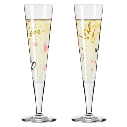 Ritzenhoff 6031004 Champagnerglas-Set F23 GOLDNACHT Carolin Oliveira 2023
