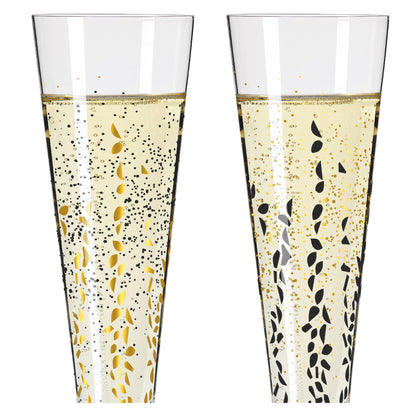 Ritzenhoff 6031005 Champagnerglas-Set H23 GOLDNACHT Romi Bohnenberg 2023