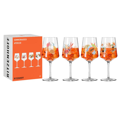 Ritzenhoff 6051004 Aperitifglas 4er-Set F24 SOMMERRAUSCH Aperizzo Theresa Kuhlmann, Ramona Richter 2024
