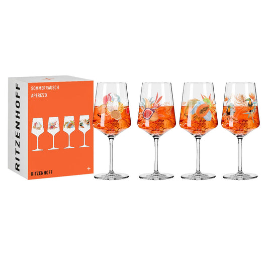 Ritzenhoff 6051004 Aperitifglas 4er-Set F24 SOMMERRAUSCH Aperizzo Theresa Kuhlmann, Ramona Richter 2024