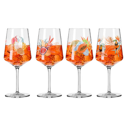 Ritzenhoff 6051004 Aperitifglas 4er-Set F24 SOMMERRAUSCH Aperizzo Theresa Kuhlmann, Ramona Richter 2024