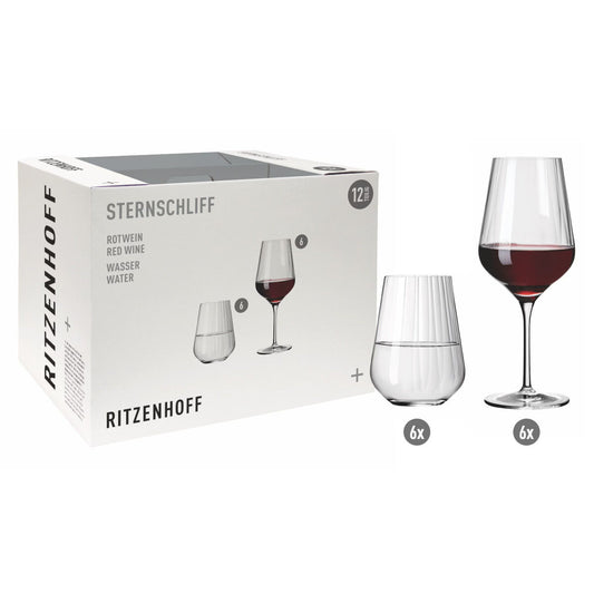 Ritzenhoff 6111009 Rotwein- und Wasserglas-Set #1 STERNSCHLIFF Ritzenhoff Design Team 2022
