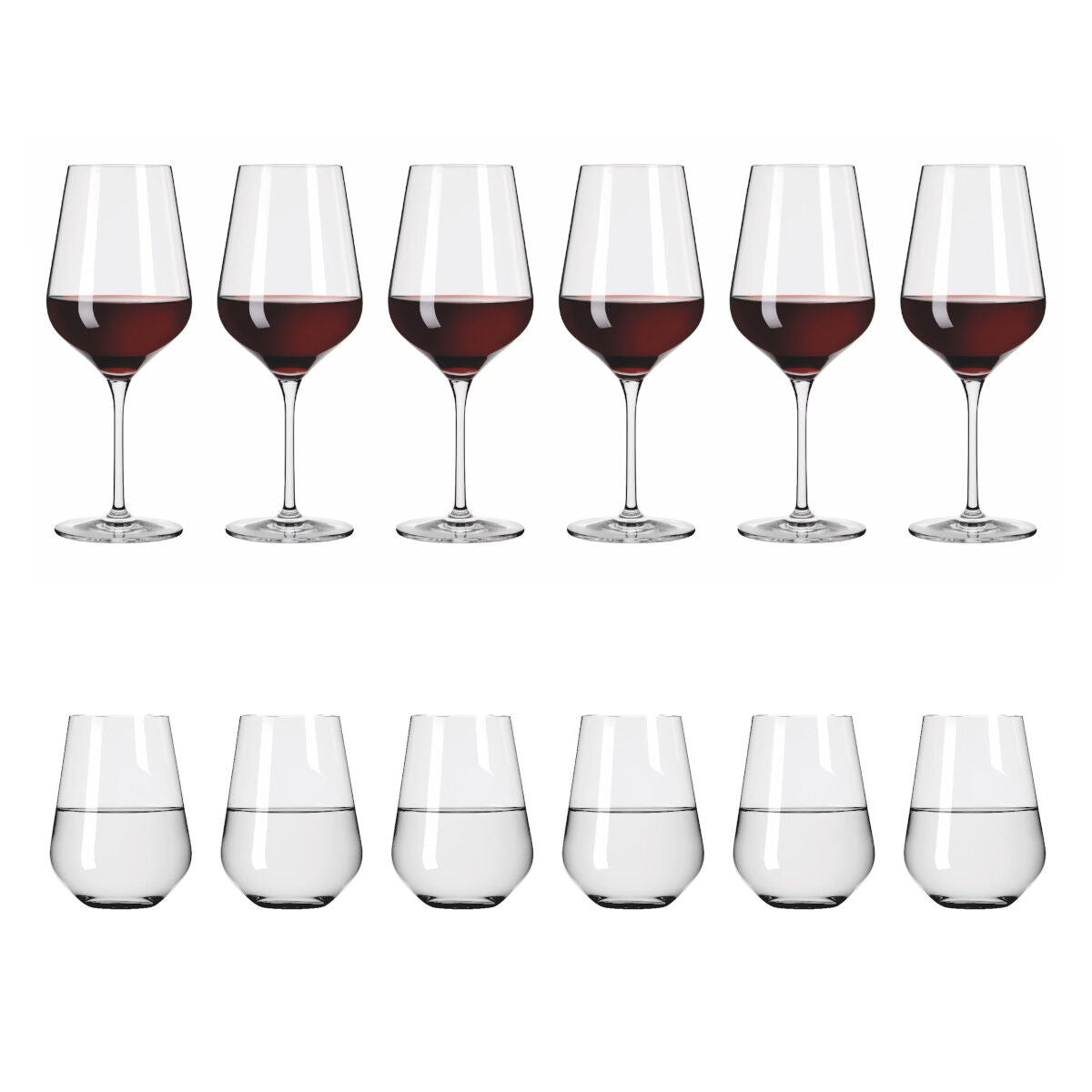 Ritzenhoff 6111011 Aurelie Rotwein- und Wasserglas-Set #1 LICHTWEISS Nadine Niggemeier 2022 in Geschenkbox