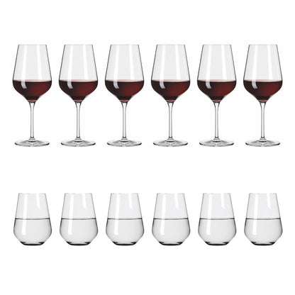 Ritzenhoff 6111011 Aurelie Rotwein- und Wasserglas-Set #1 LICHTWEISS Nadine Niggemeier 2022 in Geschenkbox