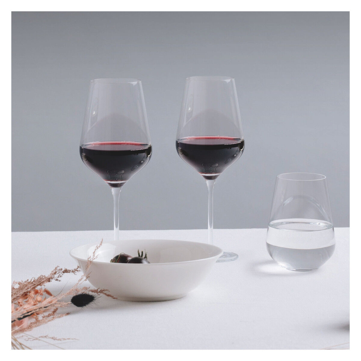 Ritzenhoff 6111011 Aurelie Rotwein- und Wasserglas-Set #1 LICHTWEISS Nadine Niggemeier 2022 in Geschenkbox