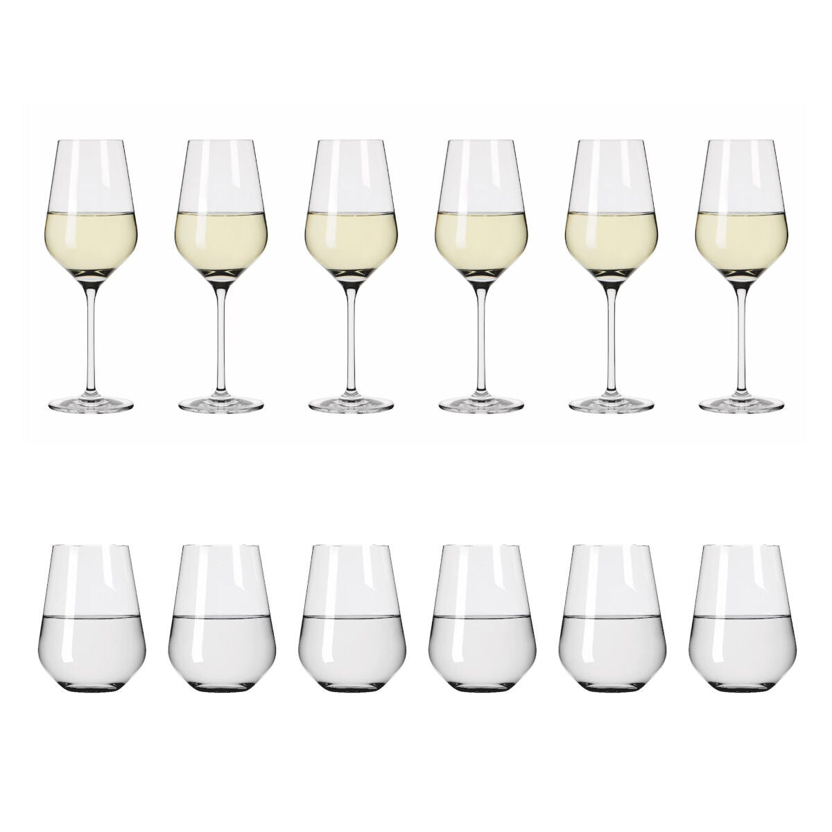 Ritzenhoff 6111012 Aurelie Weßwein- und Wasserglas-Set #2 LICHTWEISS Nadine Niggemeier 2022 in Geschenkbox