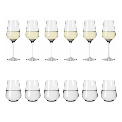 Ritzenhoff 6111012 Aurelie Weßwein- und Wasserglas-Set #2 LICHTWEISS Nadine Niggemeier 2022 in Geschenkbox
