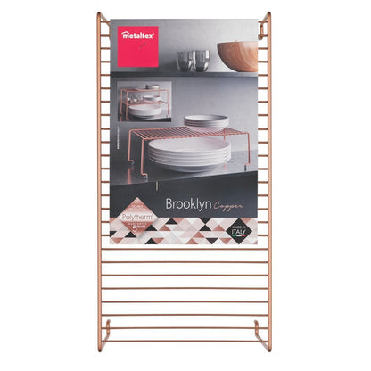 METALTEX 362503000 Brooklyn Schrankeinsatz 47x23x15 cm Polytherm Copper, stapelbar
