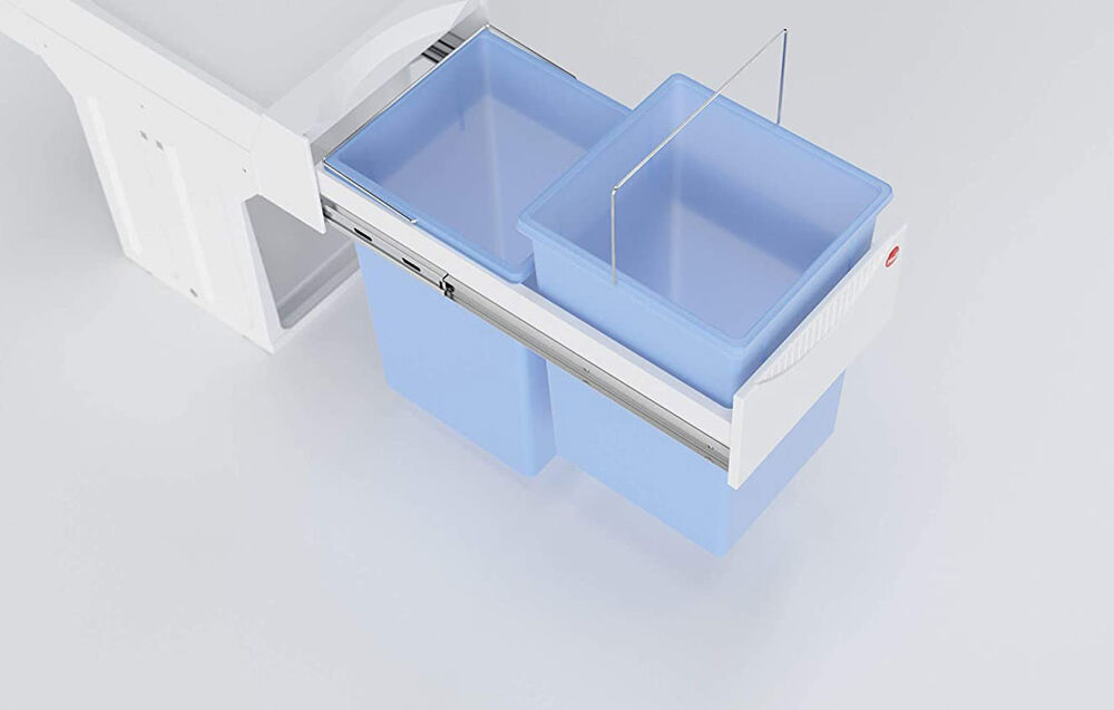 HAILO 3666661 AS Tandem 15/15 weiß AntiBak ab 30 cm Schrankbreite – Bild 2