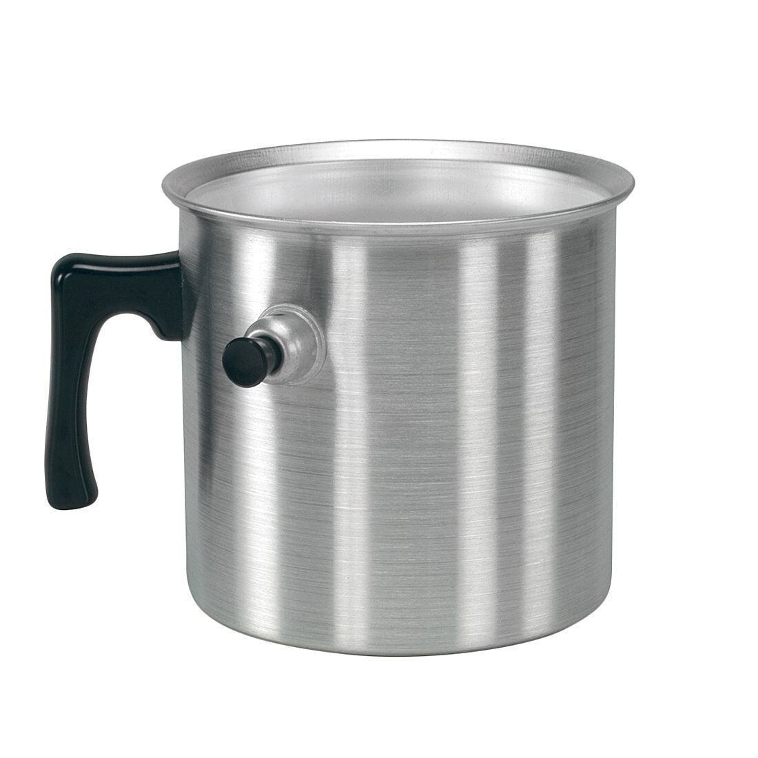 Karl Krüger 297 Wasserbadkocher 2,0 Liter Aluminium geschliffen / Simmertopf