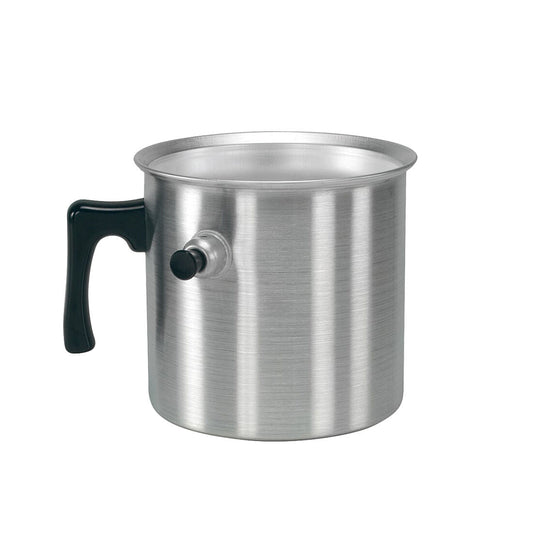 Karl Krüger 295 Wasserbadkocher 1,0 Liter Aluminium geschliffen / Simmertopf