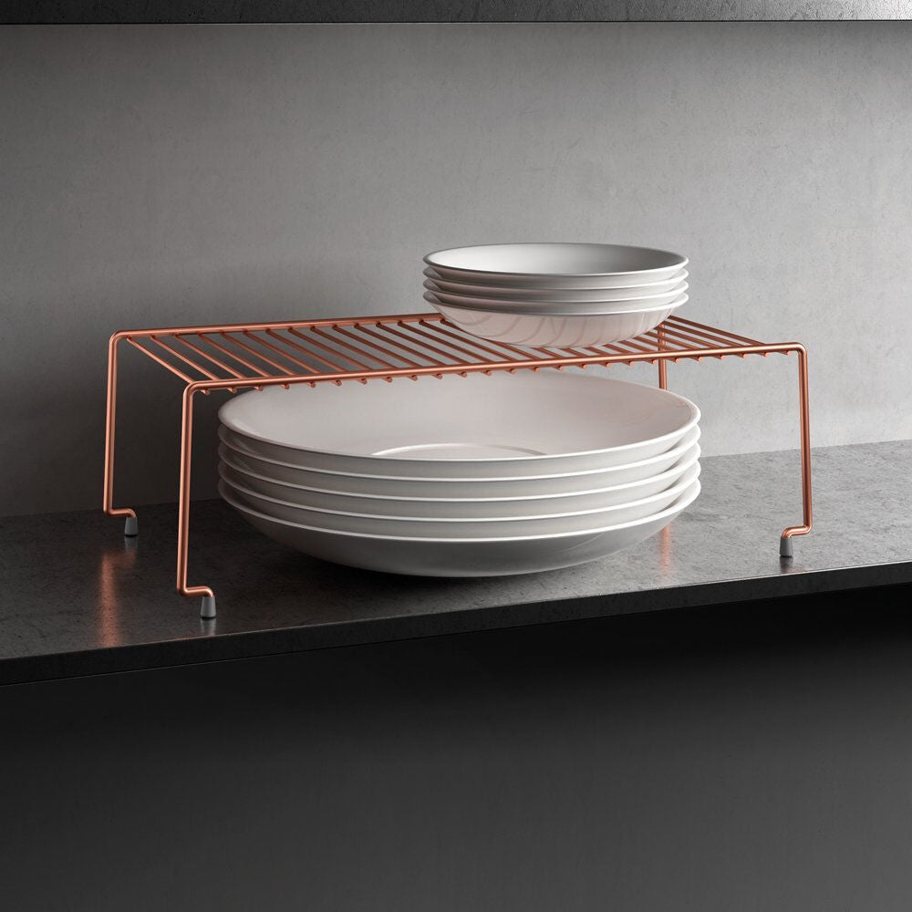 METALTEX 362503000 Brooklyn Schrankeinsatz 47x23x15 cm Polytherm Copper, stapelbar