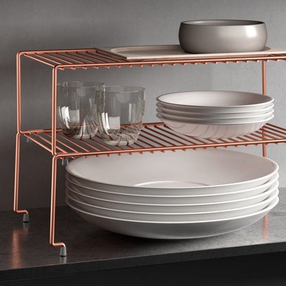 METALTEX 362503000 Brooklyn Schrankeinsatz 47x23x15 cm Polytherm Copper, stapelbar