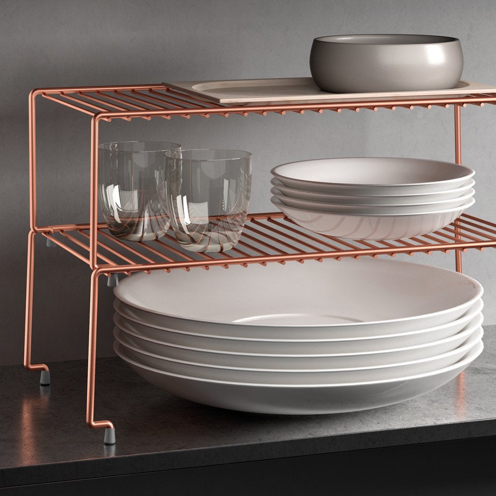 METALTEX 362503000 Brooklyn Schrankeinsatz 47x23x15 cm Polytherm Copper, stapelbar