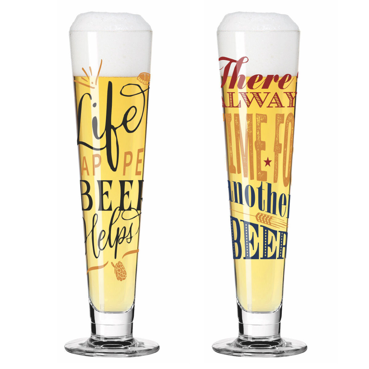 Ritzenhoff 6271002 Bierglas 2er-Set F25 HELDENFEST Bier 2025