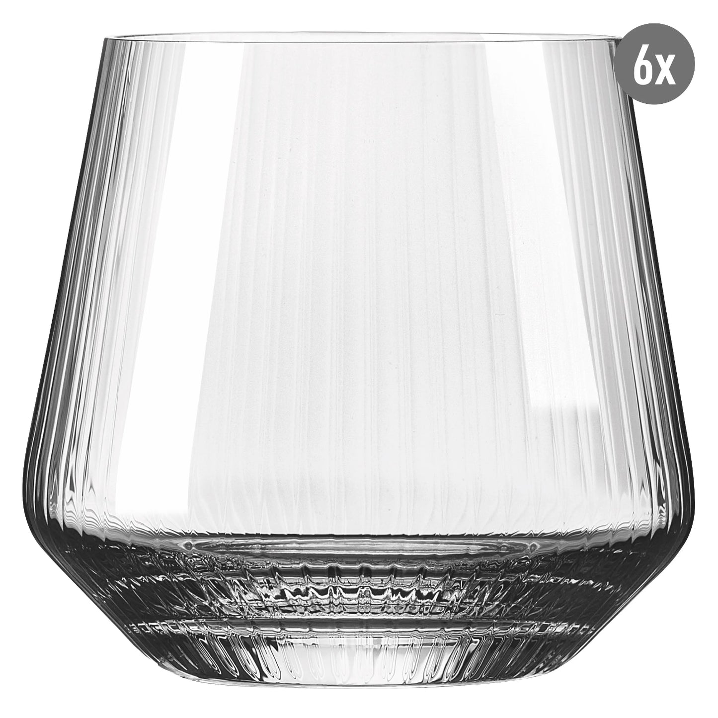 Ritzenhoff Sonnenschliff ALLROUNDGLAS-SET H24 RDT 2024 / Wassergläser 6er Set / Whiskygläser
