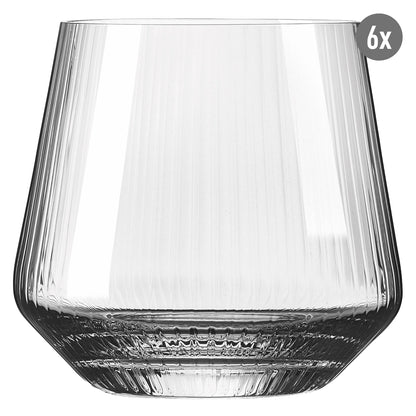 Ritzenhoff Sonnenschliff ALLROUNDGLAS-SET H24 RDT 2024 / Wassergläser 6er Set / Whiskygläser