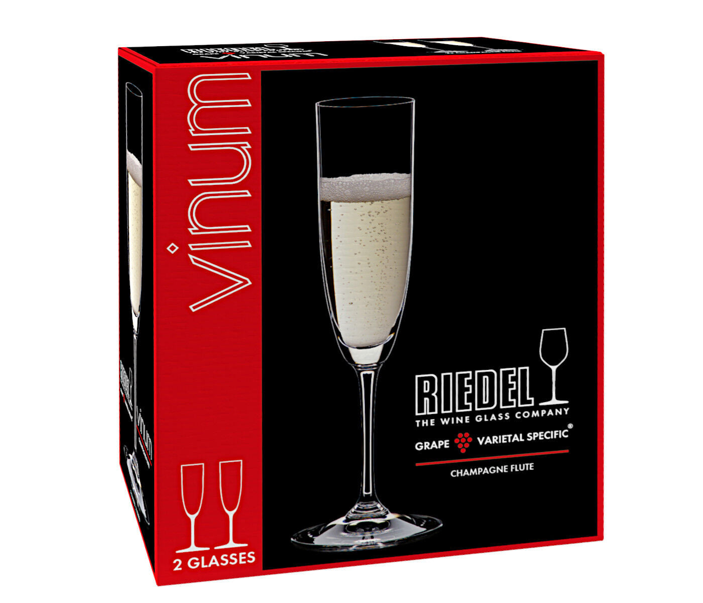 RIEDEL 6416/08 VINUM Champagnerflöte 2er Set – Bild 5