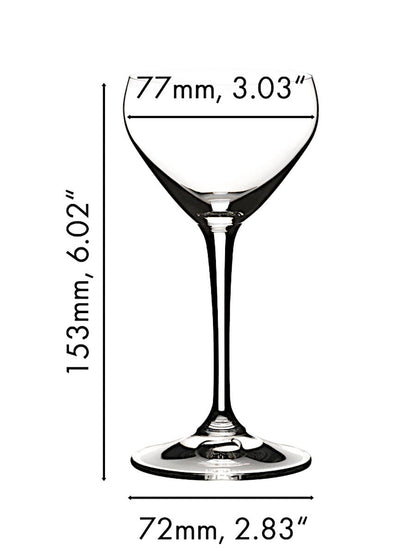 RIEDEL 6417/05 BAR Drink Specific Glassware Nick & Nora Glas 2er Set – Bild 3