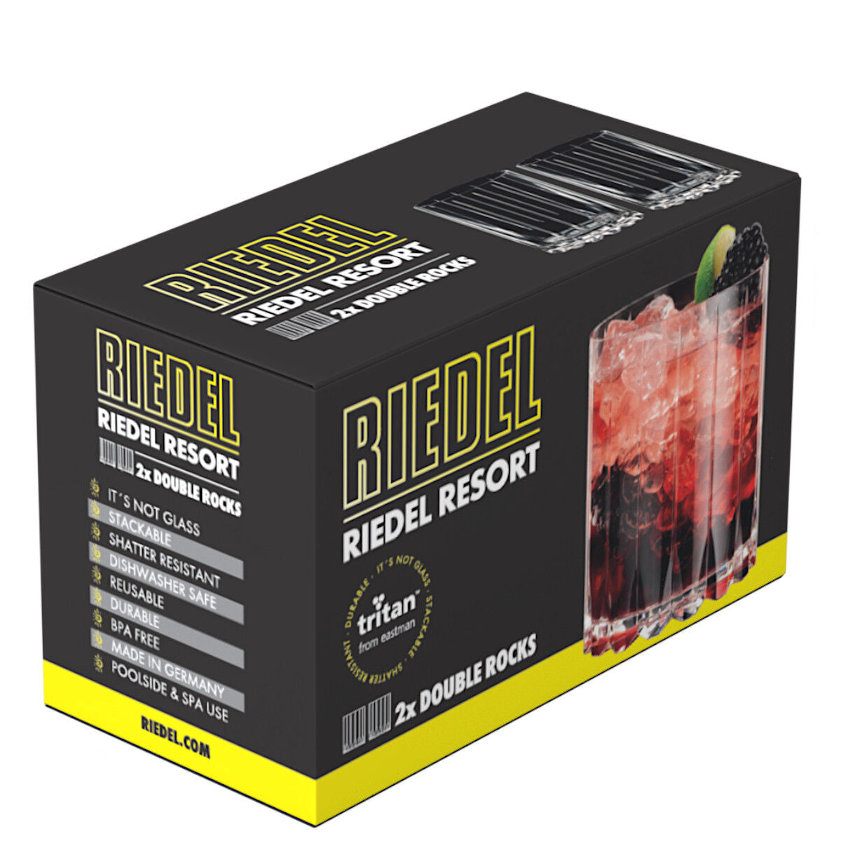 RIEDEL 6417/97 RESORT Double Rocks Glas aus Tritan 2er Set – Bild 6