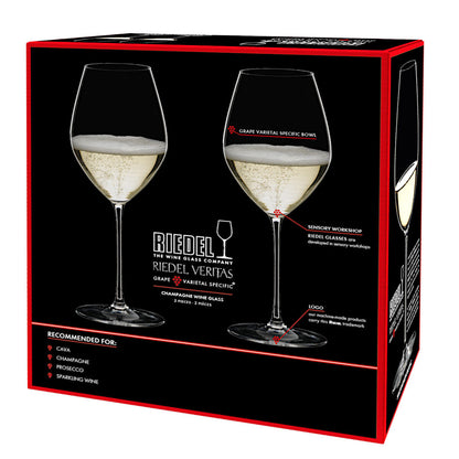 RIEDEL 6449/28 VERITAS Champagner Weinglas 2er Set – Bild 8