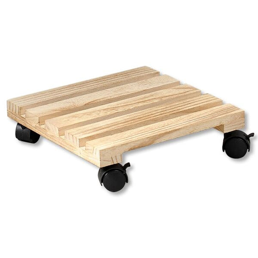 KESPER 69102 Pflanzenroller aus FSC-zertifiziertem Paulowniaholz, natur, 30 x 30 x 8 cm