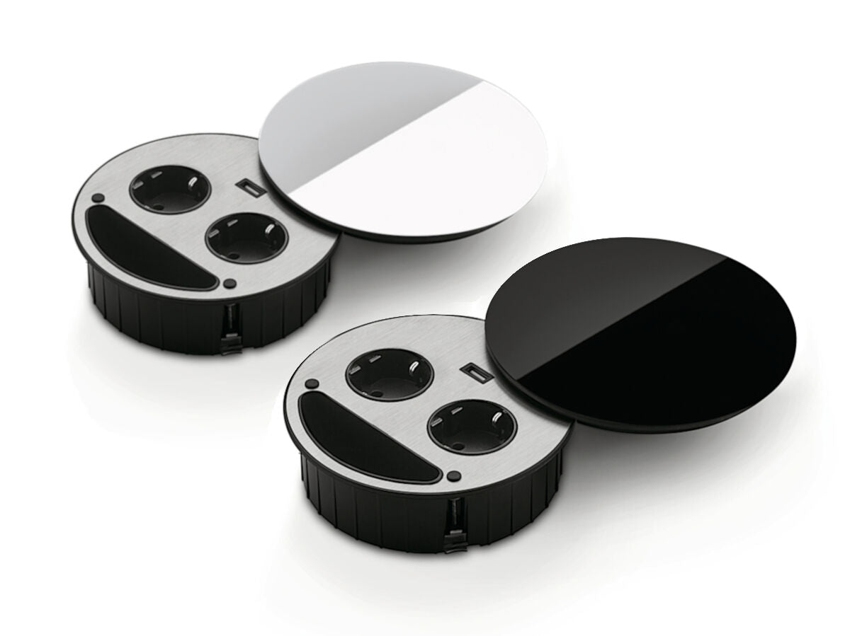 SMILE Doppelsteckdose USB / Tischsteckdose / Steckdose / Doppel-Steckdose – Bild 2