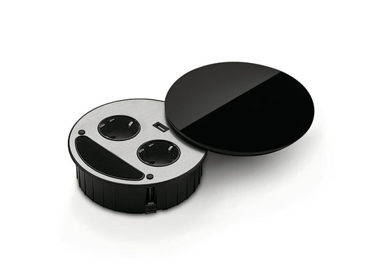 SMILE Doppelsteckdose USB / Tischsteckdose / Steckdose / Doppel-Steckdose – Bild 8