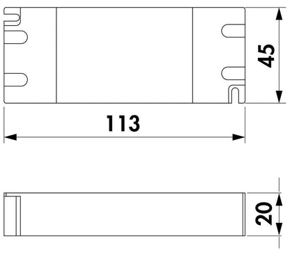 LED Konverter 15 ST mit 6-fach Verteiler und 2 Meter Netzanschlussleitung / Netzteil – Bild 2