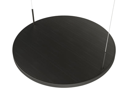 Plate 3 LED Pendelleuchte 3-fach aus Aluminium schwarz matt mit Acrylglas satiniert / Hängeleuchte / Tischleuchte – Bild 3