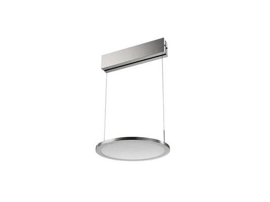 Wipo 7065032 Pendelleuchte PLATE 1R LED edelstahlfarbig eloxiert