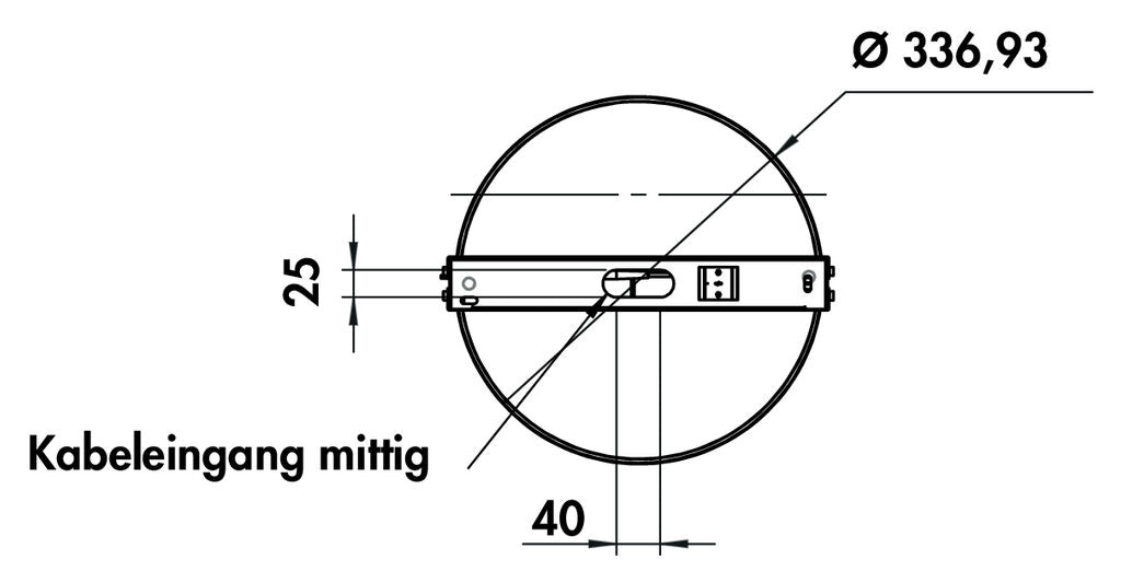 Wipo 7065032 Pendelleuchte PLATE 1R LED edelstahlfarbig eloxiert – Bild 3