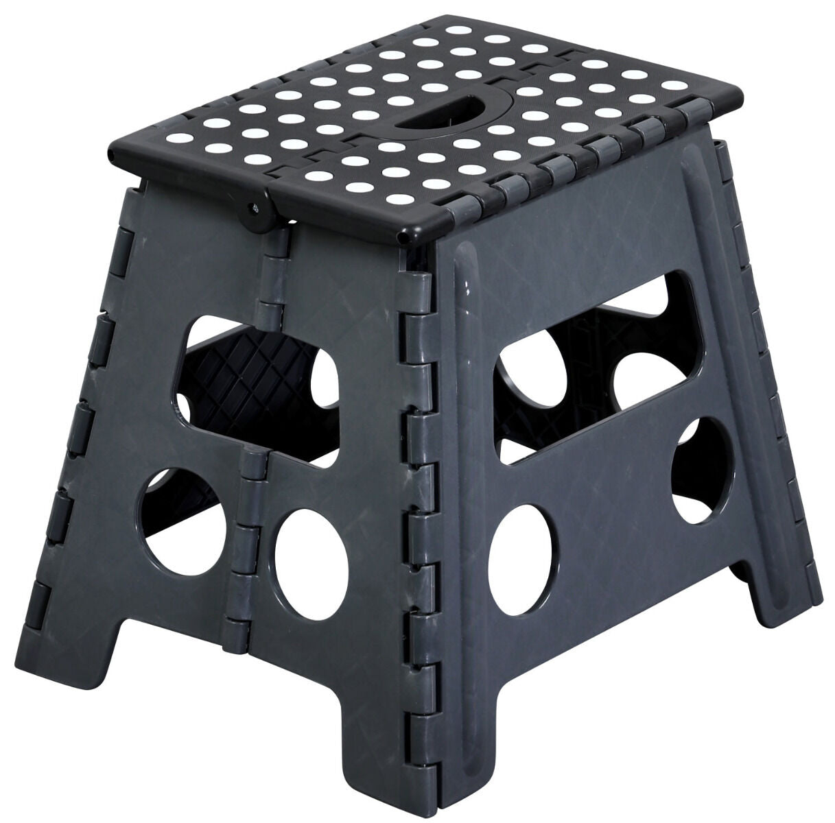 KESPER 70734 Sitzhocker, faltbar, schwarz, 36,5 x 30 x 32 cm / Hocker