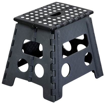 KESPER 70734 Sitzhocker, faltbar, schwarz, 36,5 x 30 x 32 cm / Hocker