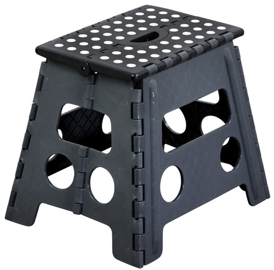 KESPER 70734 Sitzhocker, faltbar, schwarz, 36,5 x 30 x 32 cm / Hocker