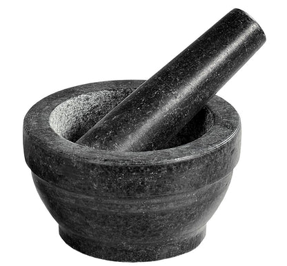 KESPER 71501 Mörser mit Schlegel aus Granit - dunkel / Granit-Mörser /